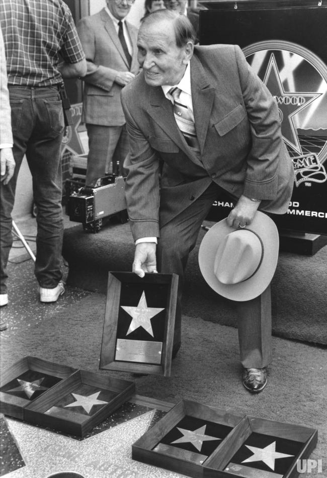 Gene Autry and his 5 Stars on Hollywood Walk of Fame